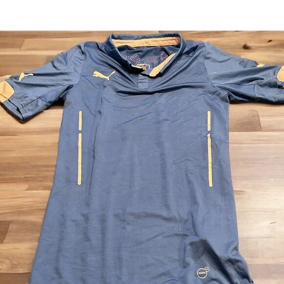 Puma Sport Life Style Pullover Running Shirt Woman's Size L Blue - Picture 1 of 2